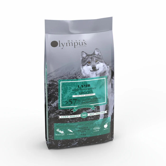 בלאק אולימפוס מזון לכלב בוגר כבש ואורז אולטרה פרמיום 12 קילו